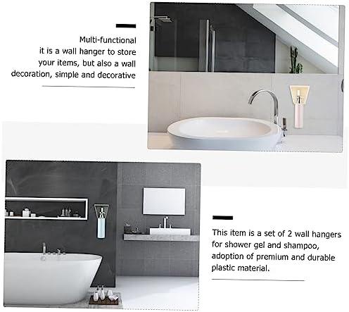 2-Piece Wall-Mounted Storage Racks for Bathroom