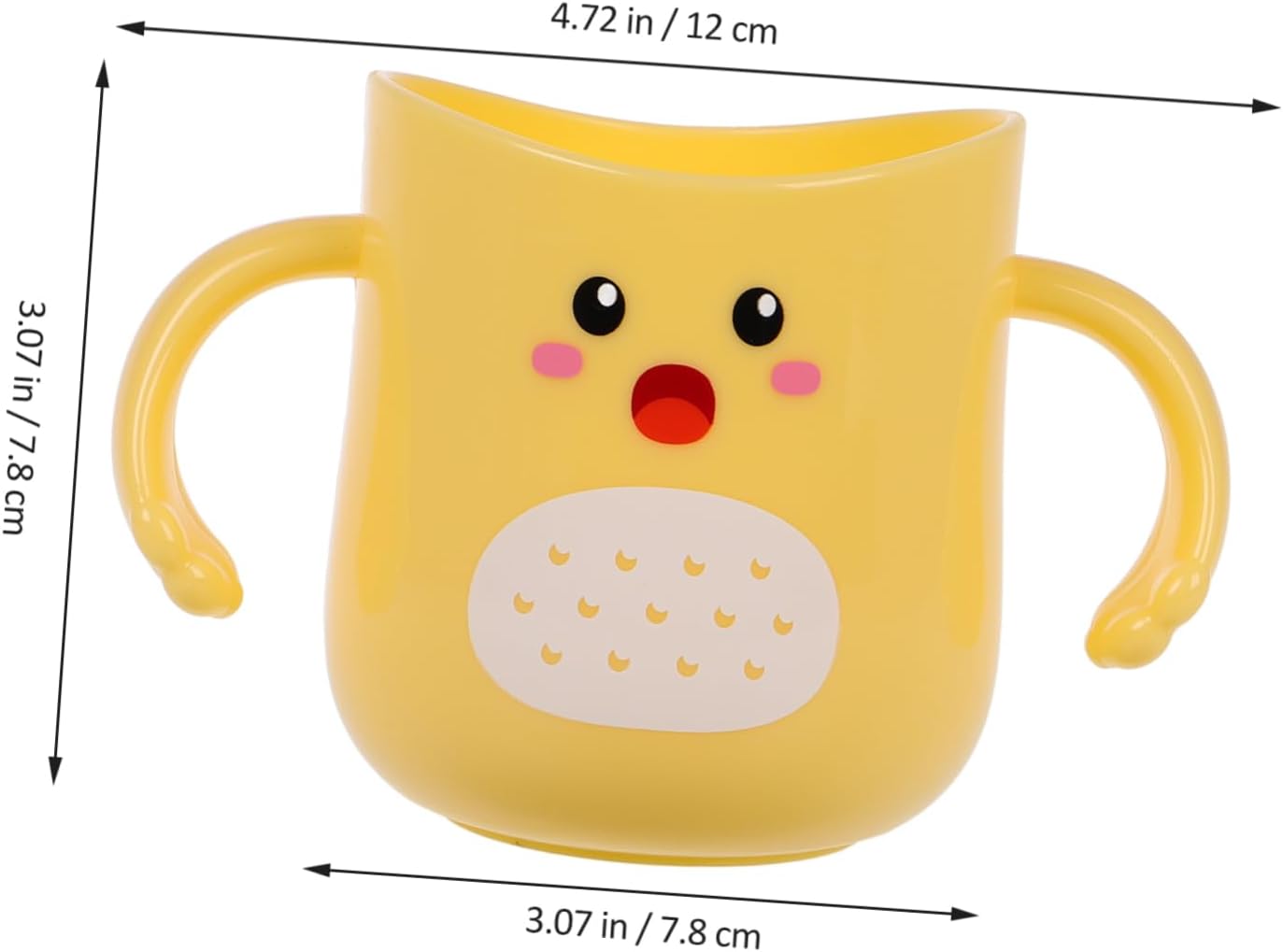 Safe Spill-Proof Toothbrush Holder for Kids