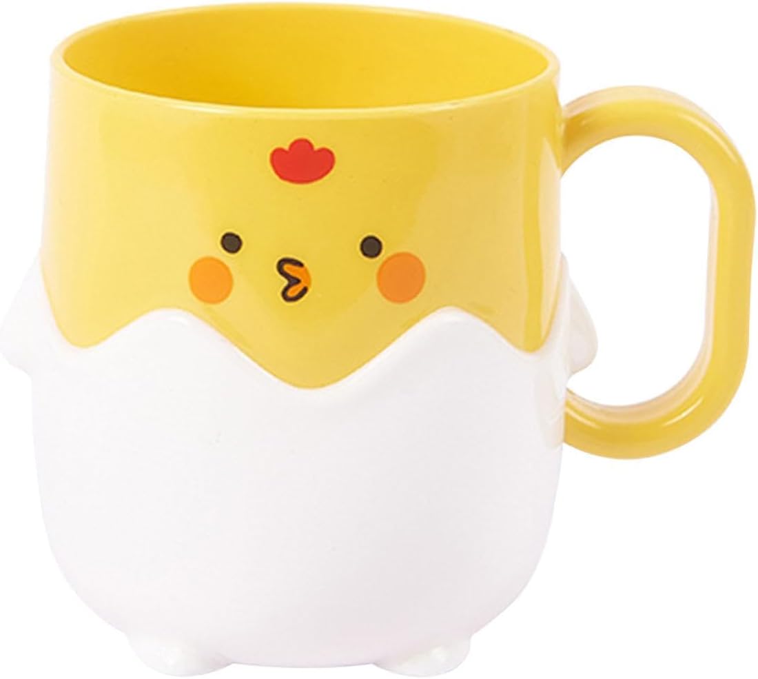 Cartoon Toothbrush Cup - Portable Drop-Resistant