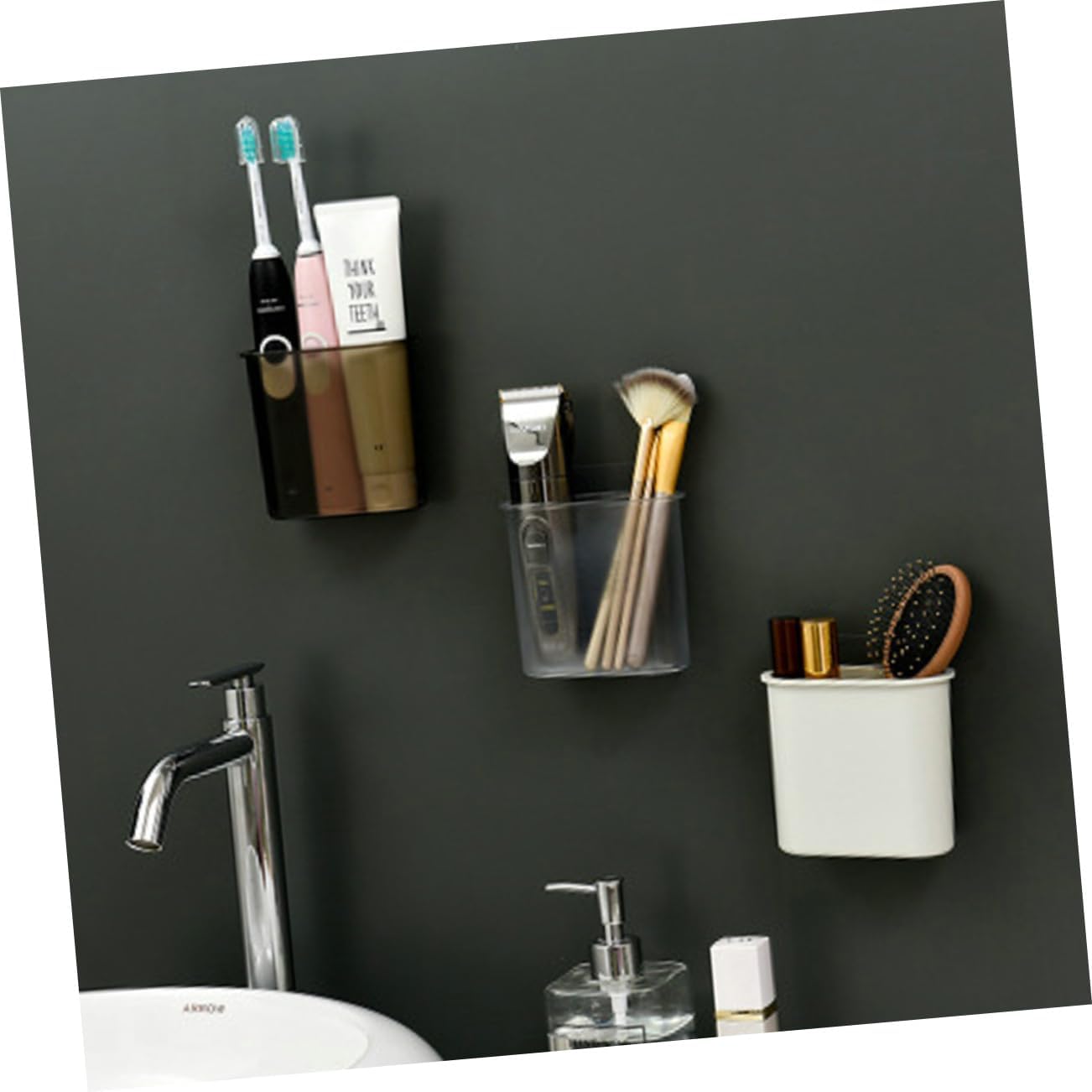 Brightfufu Toothbrush Stand Bathroom Organizer