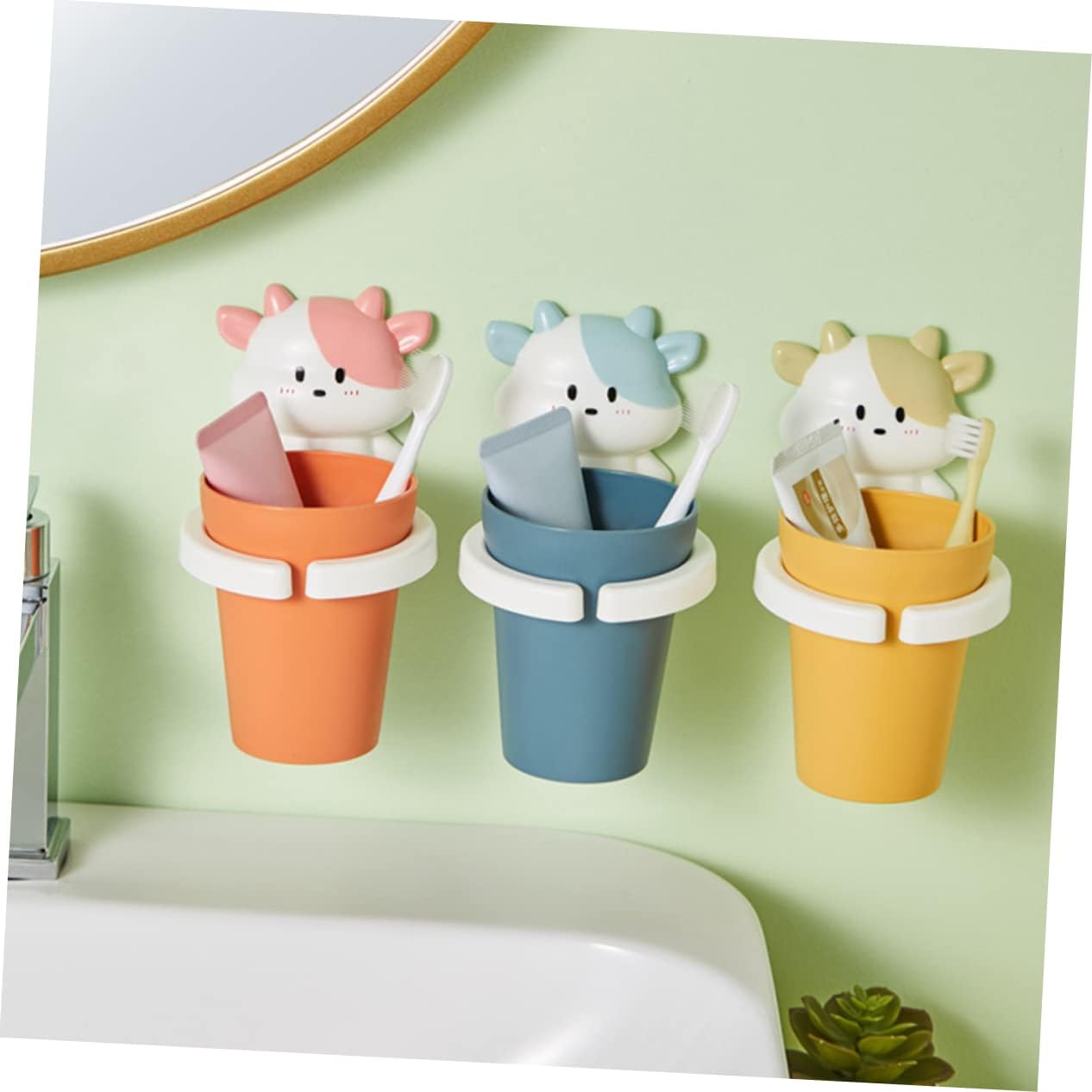 Lightweight Cartoon Toothbrush Holder for Boys