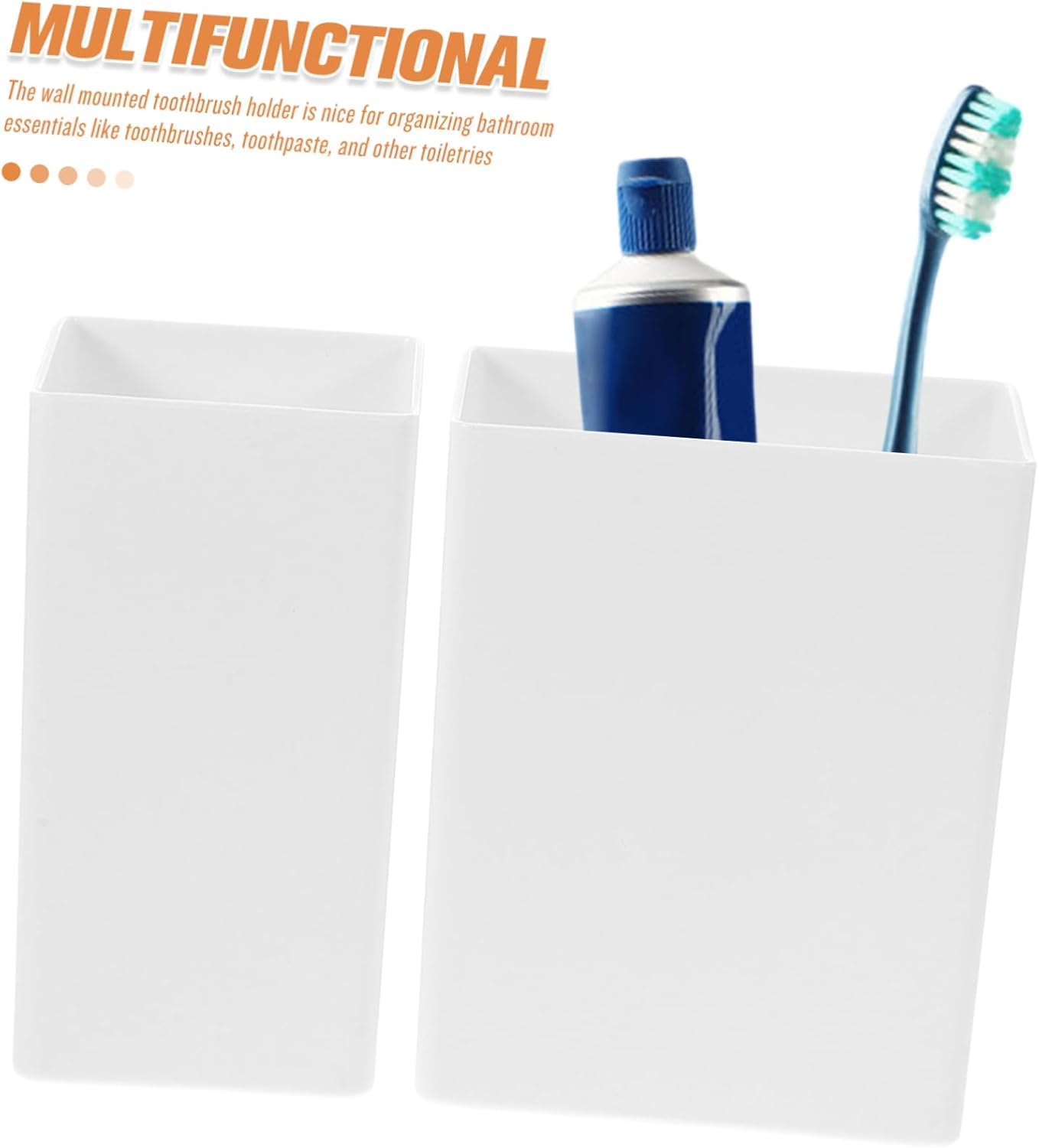 BrightFUFU Razor Wall ToothBrush Holder Set