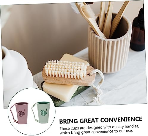 SHOWERORO Toothpaste Cups 2 Pack Reusable
