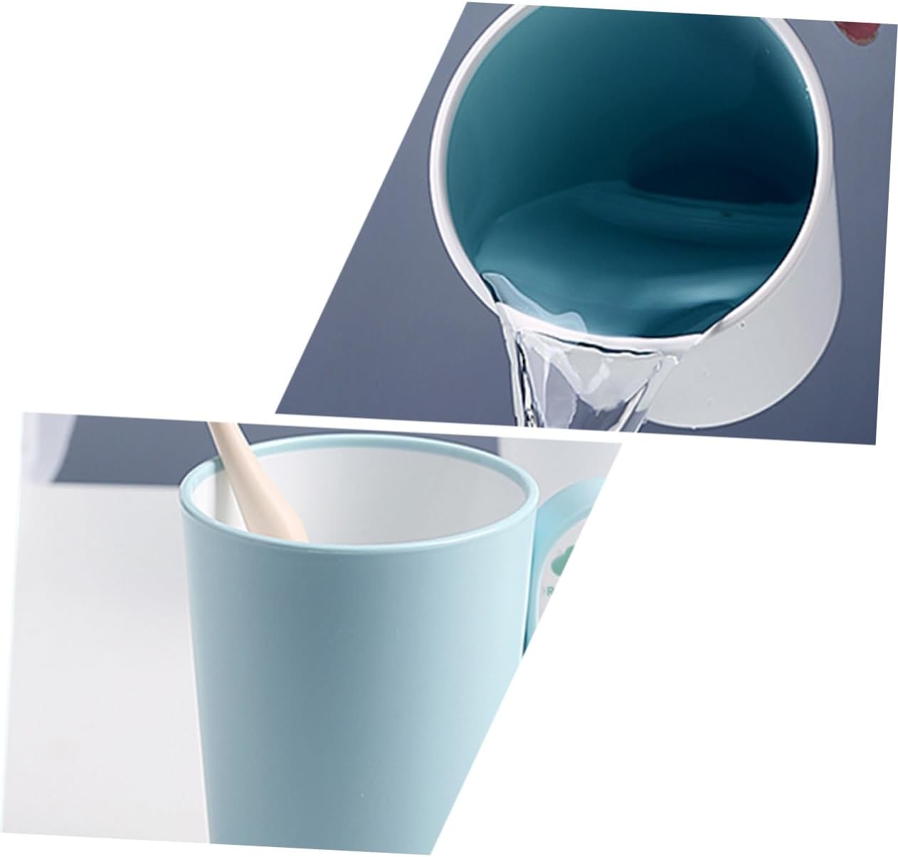 2 in 1 Tooth Water Brushing Cups