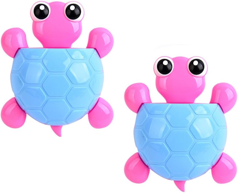 Zerodeko 2PCS Cute Turtle Toothbrush Holder for Adults Kids