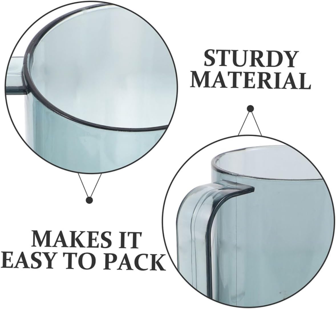 BESTYASH 3-Piece Portable Toothbrush Holder Set