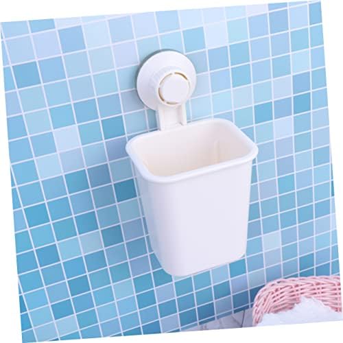 Suction Toothbrush Holder Space-Saving Design Modern Bathroom Essential