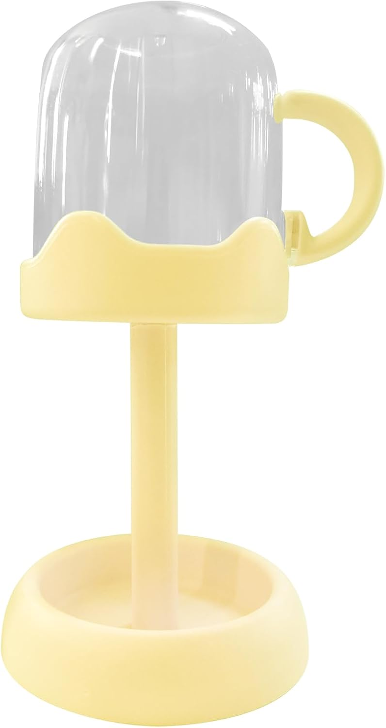 Adjustable Toothbrush Holder with Cover and Rinsing Cup