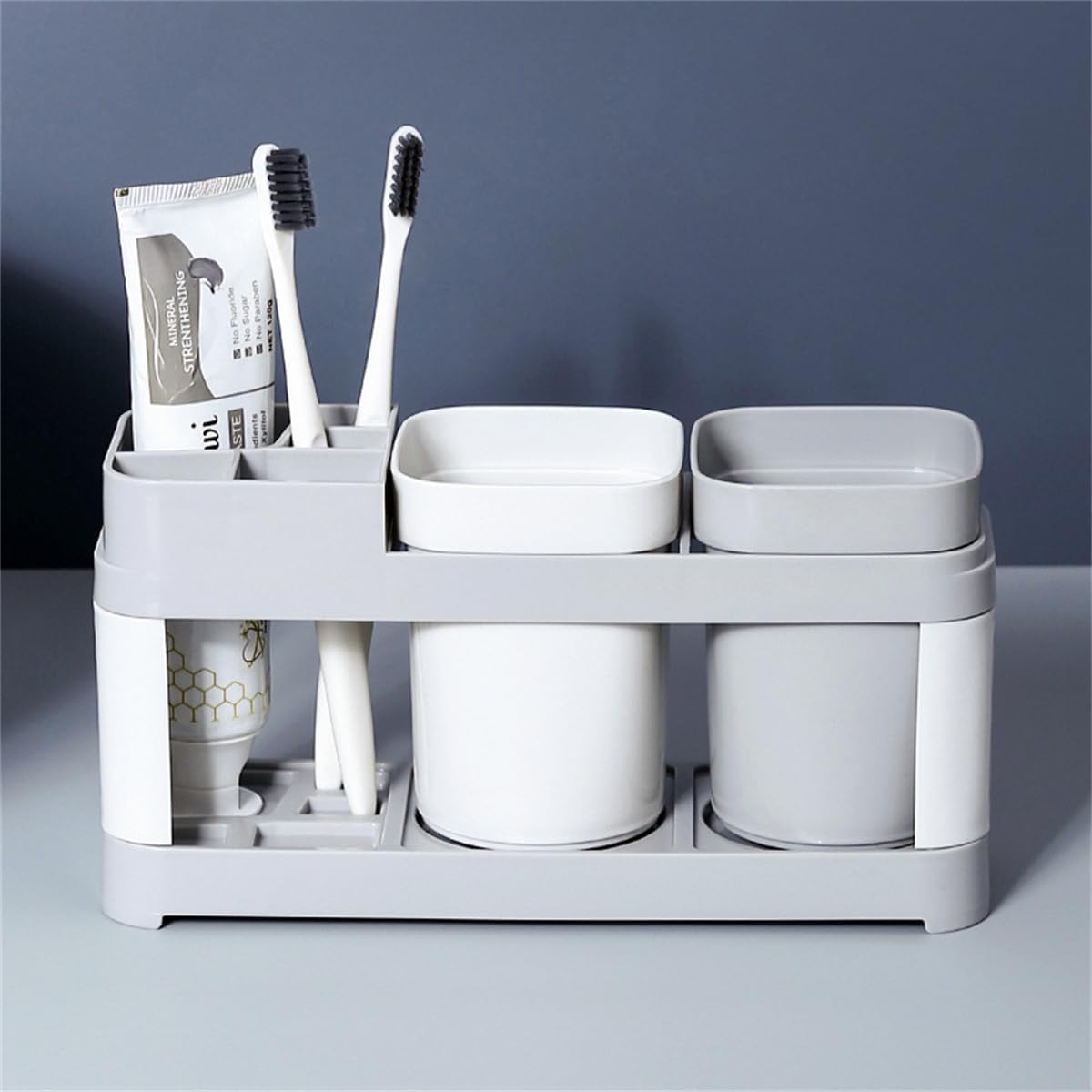Bathroom Toothbrush Holder Set by QQLADY Table Top Design for Clean DDS