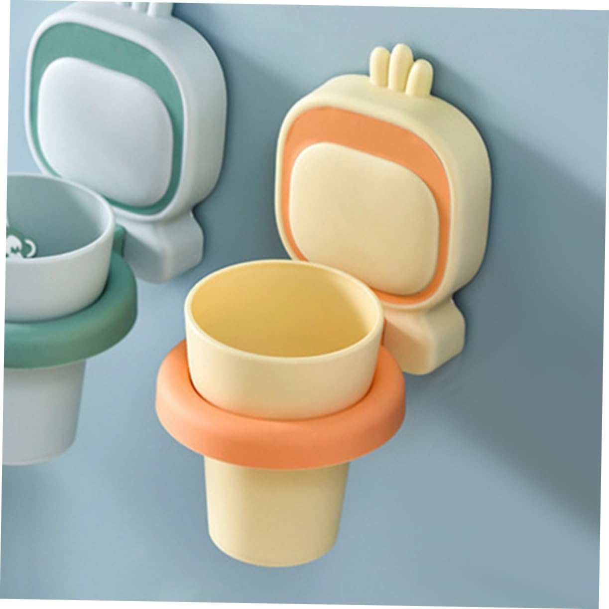Cute and Easy Toothbrush Holder for Kids in Bathroom