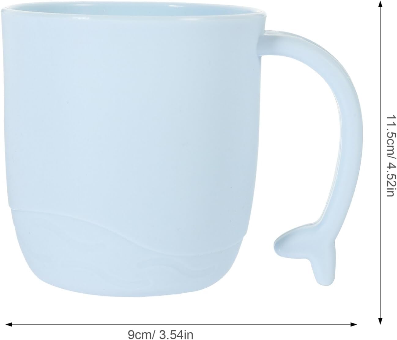 Zerodeko 2pcs Dolphin Toothbrush Cup Reusable Bathroom Gargling Mugs