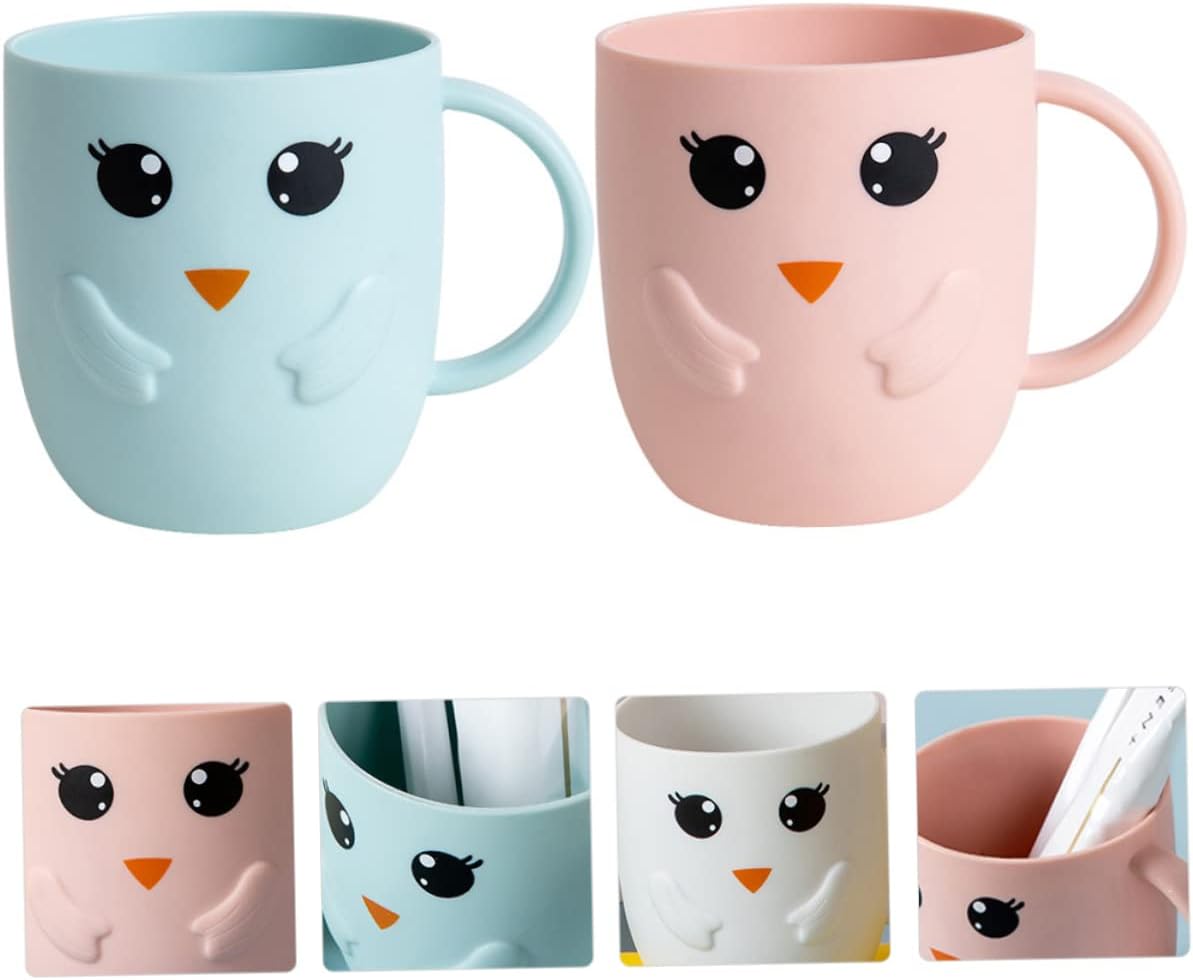 Cabilock Multipurpose Toothbrush Cup with Frosted Design