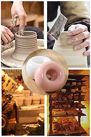 Airmoon Mini Ceramics Toothbrush Holder Stand for Bathroom Pack of 2