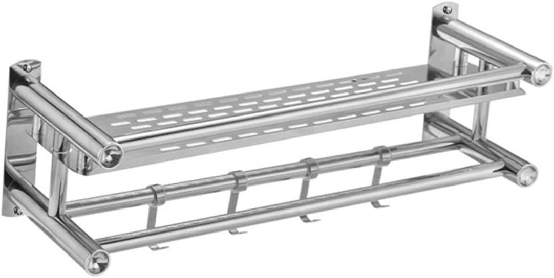 Stainless Steel Bathroom Storage Holder for Organization