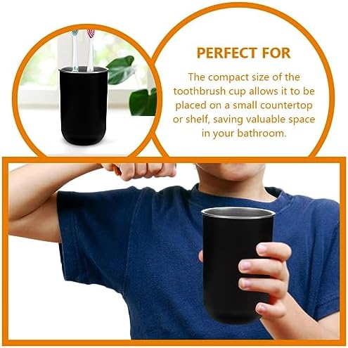 Cabilock 2Pcs Reusable Mouthwash Cups for Bathroom Toothbrush Holders