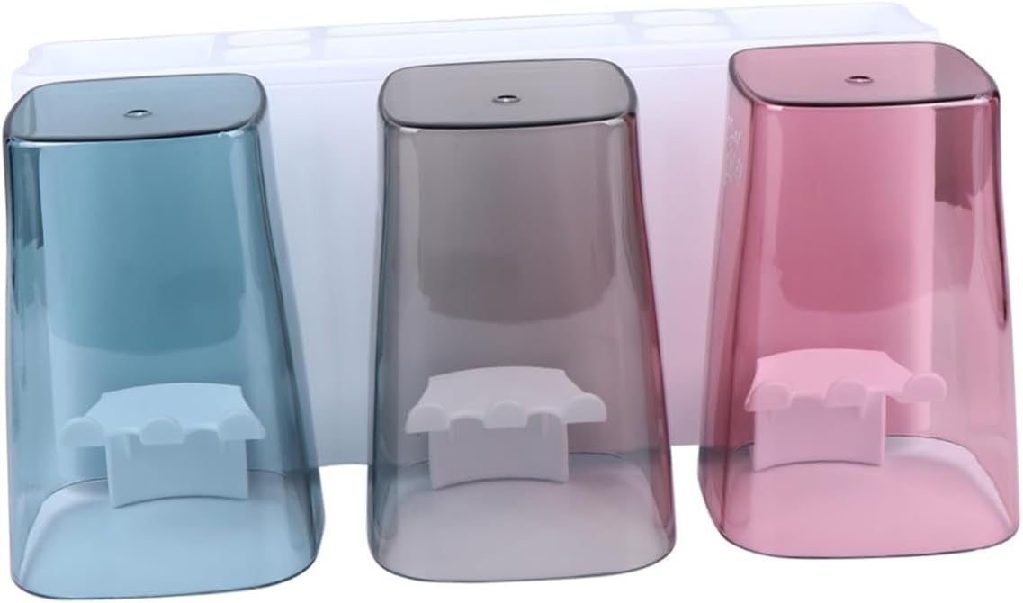 Amosfun Heavy Duty Wall-Mounted Toothbrush Holder