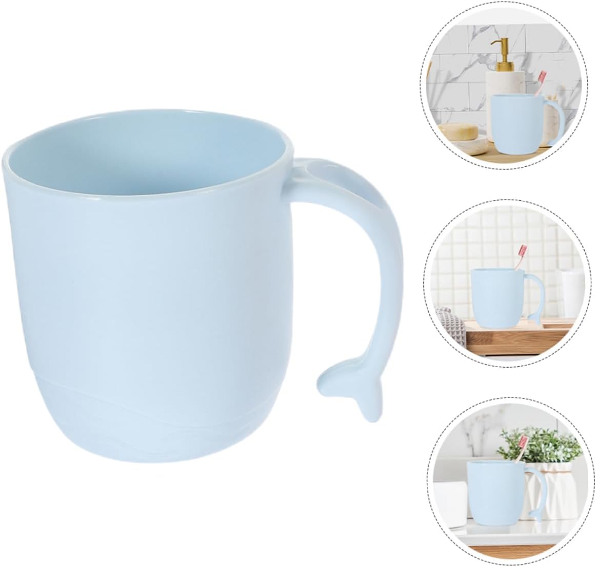 Cute Toothbrush Cups PP Material Easy to Clean for Kids