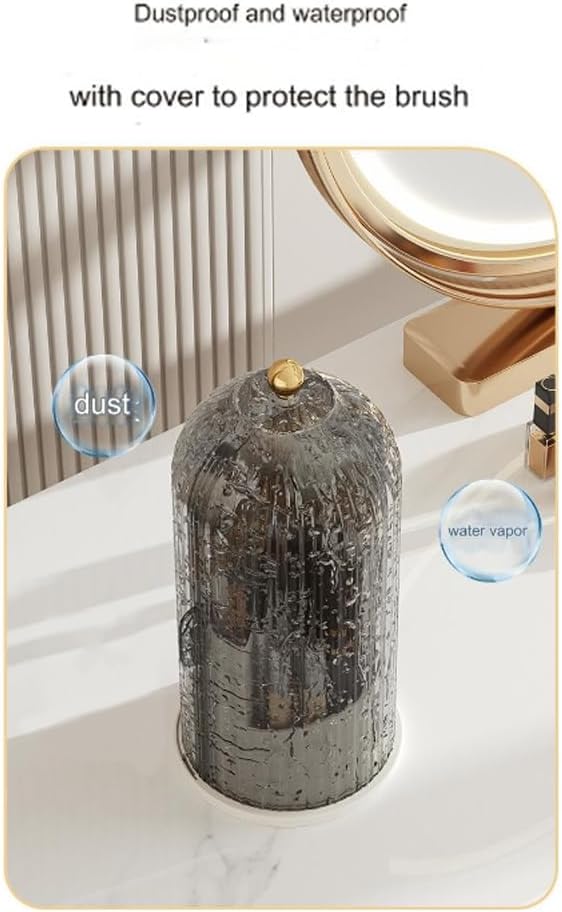 Rotating Toothbrush Organizer