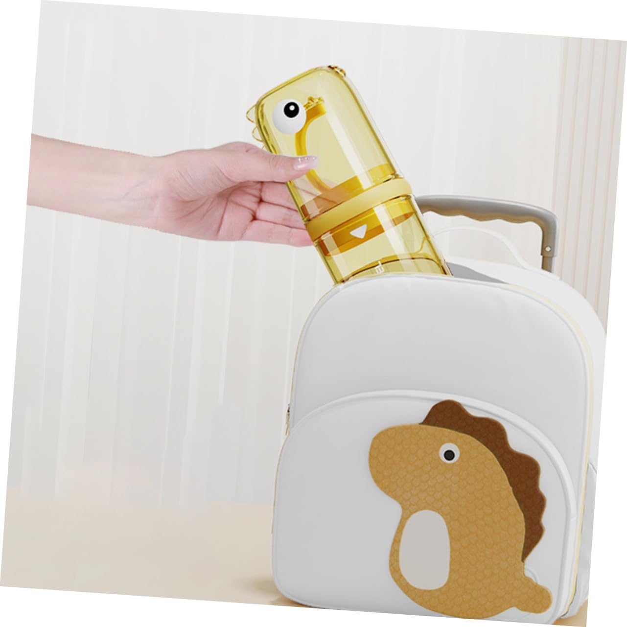 BESTonZON Cartoon Toothbrush Holder Travel Friendly Storage Cup for Boys Girls