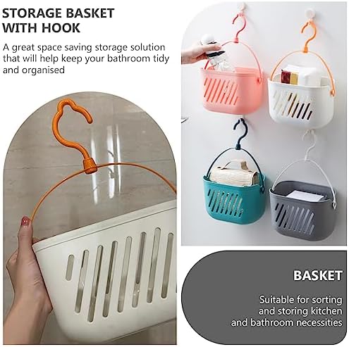 DOITOOL Plastic Hanging Shower Basket with Hook