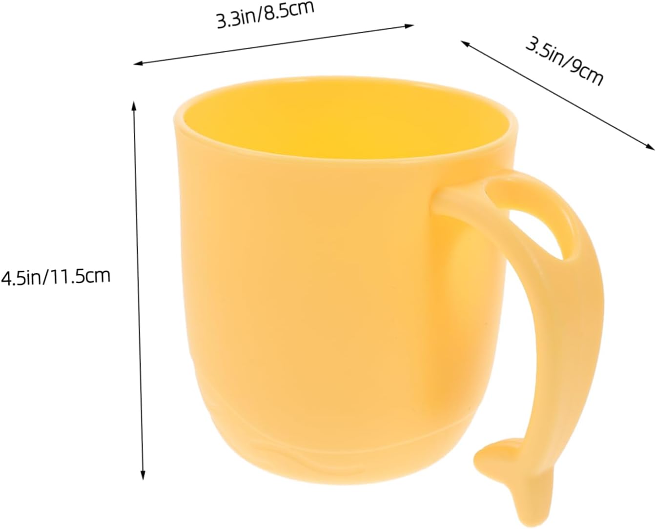 ABOOFAN 2pcs Dolphin Shaped Mouthwash Cups