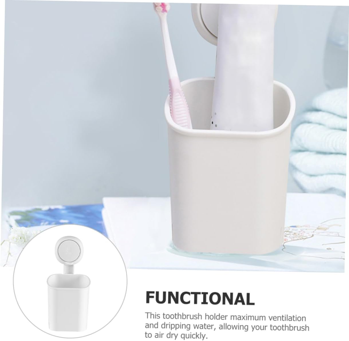 Stay Fresh Think Well PrettyZoom Toothbrush Holder