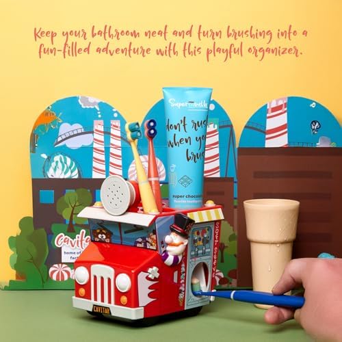 SuperMouth Kids Oral Care Organizer with Music