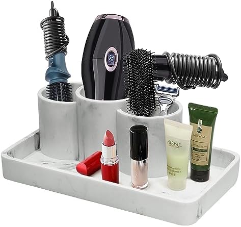 Suanti Multi-Functional Toothbrush Holder with 3 Compartments