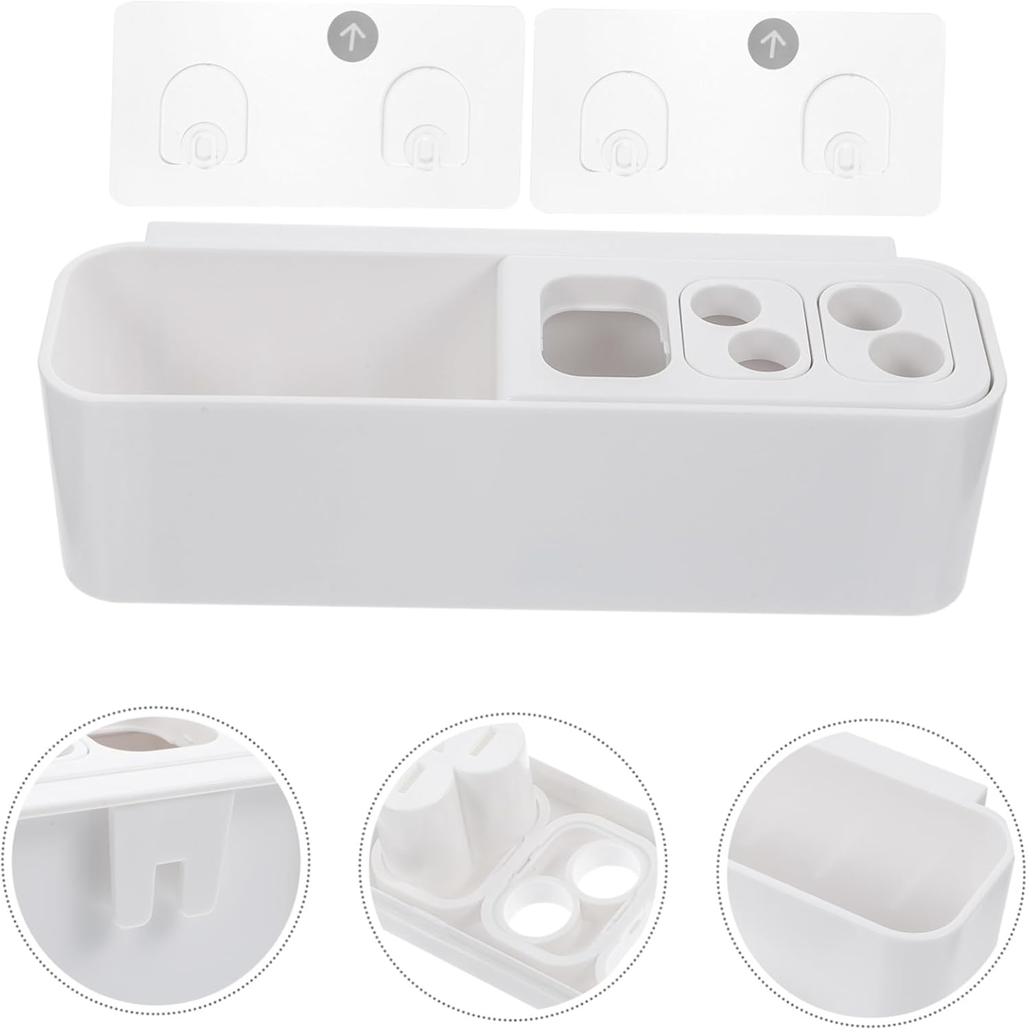 Bathroom Wall-Mounted Toothbrush Holder