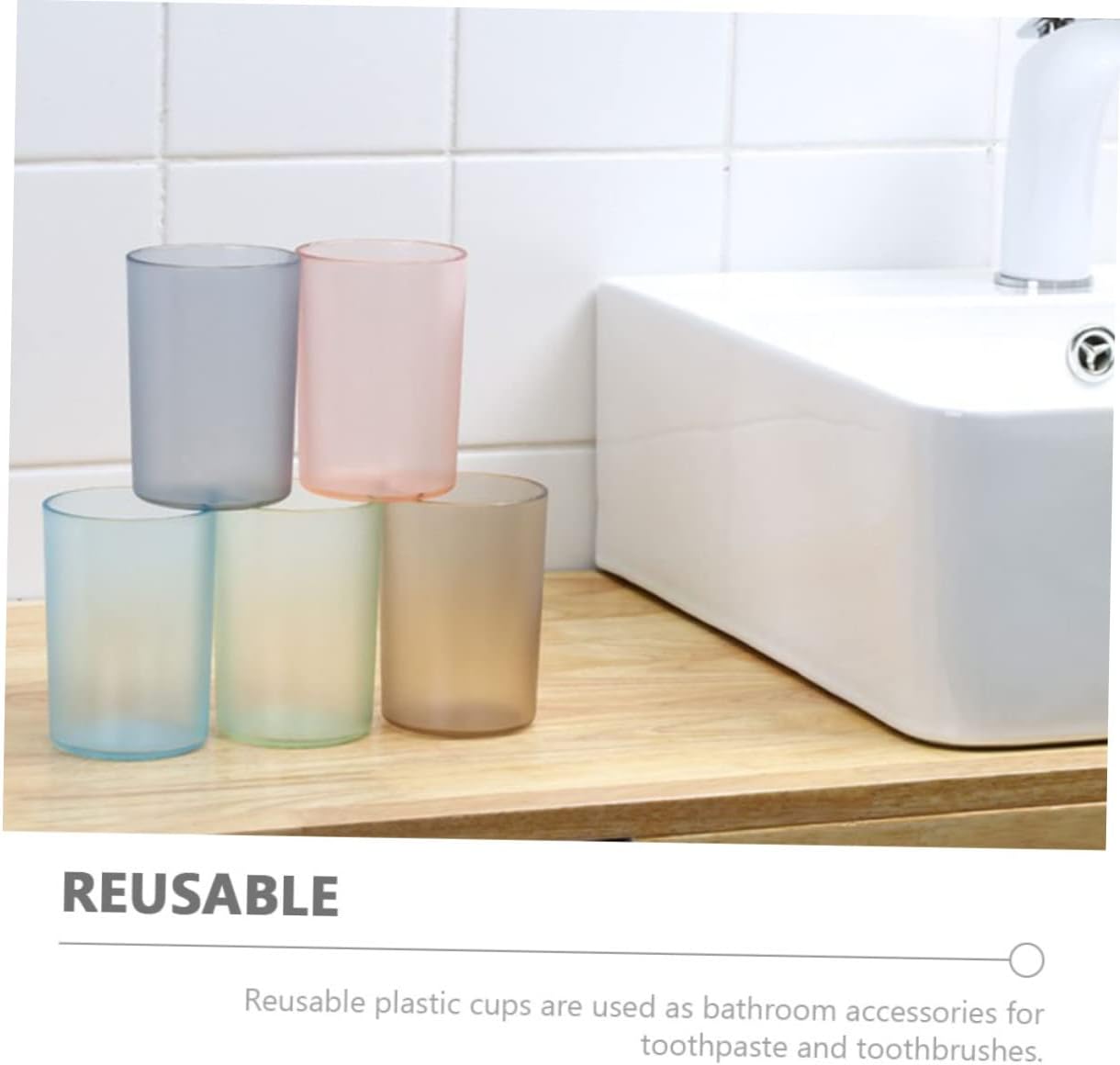 5-Piece Toothbrush Toothpaste Holder Set Pink Compact Travel Bathroom organisers