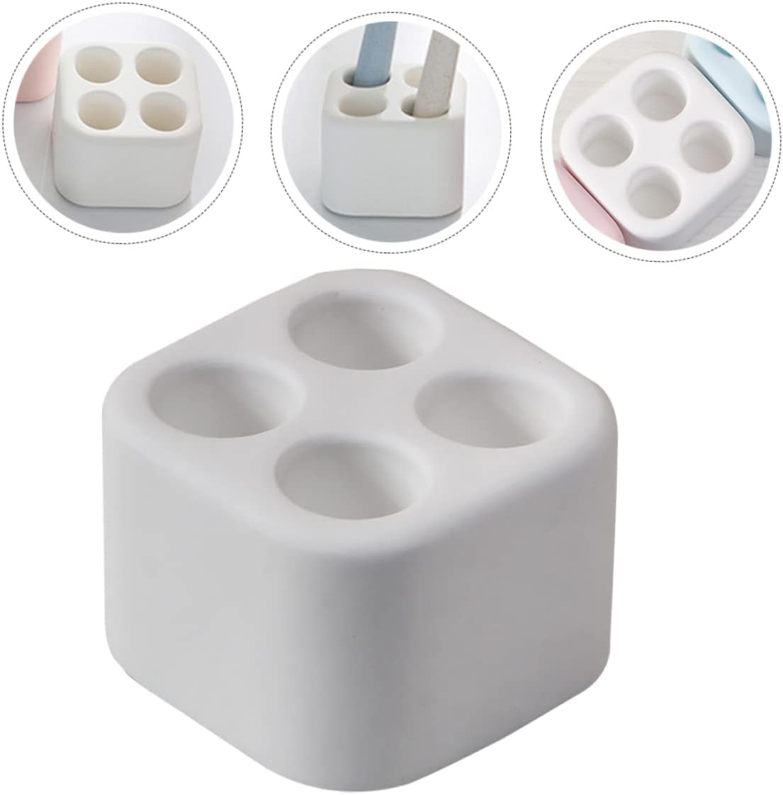 Rustic Diatomite Toothbrush Holder Mini
