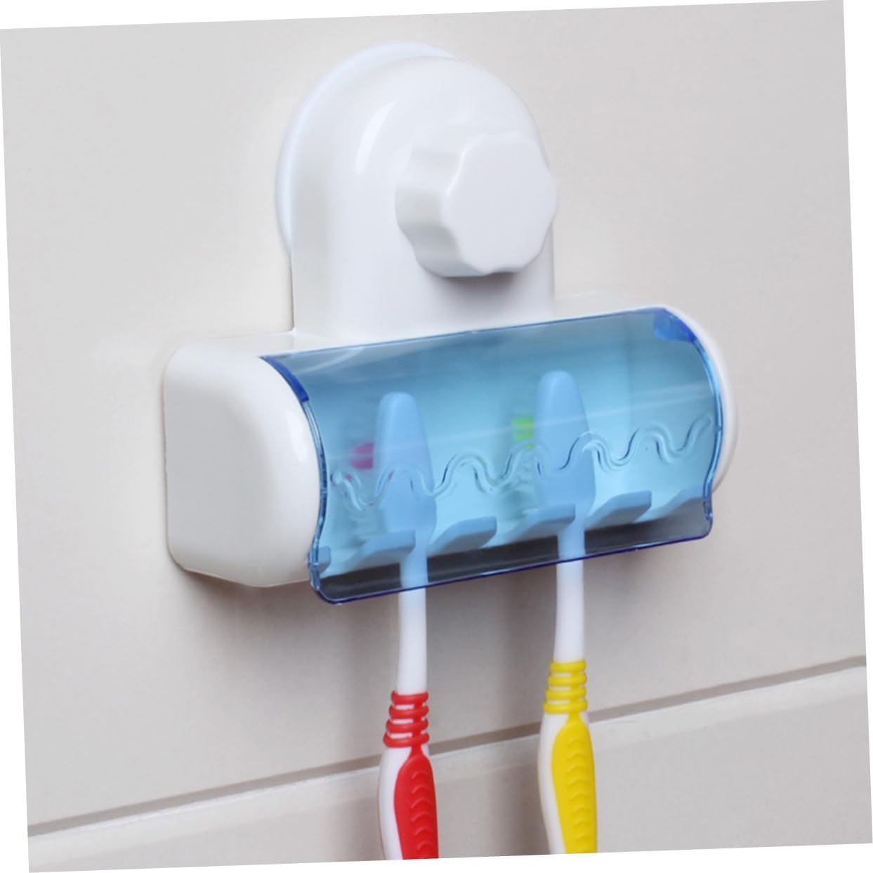 5 Racks Suction Toothbrush Holder