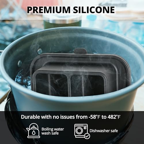 ONUCP Silicone Suction Toothbrush Holder 2-Slot Wall Mounted Bathroom Organizer