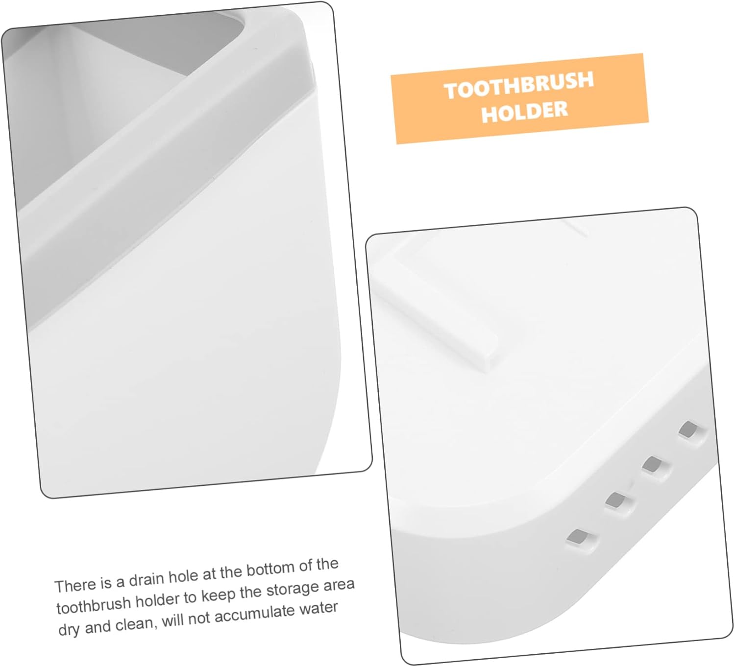 Stylish Electric Toothbrush Holder Wall-Mounted Durable Space-Saving