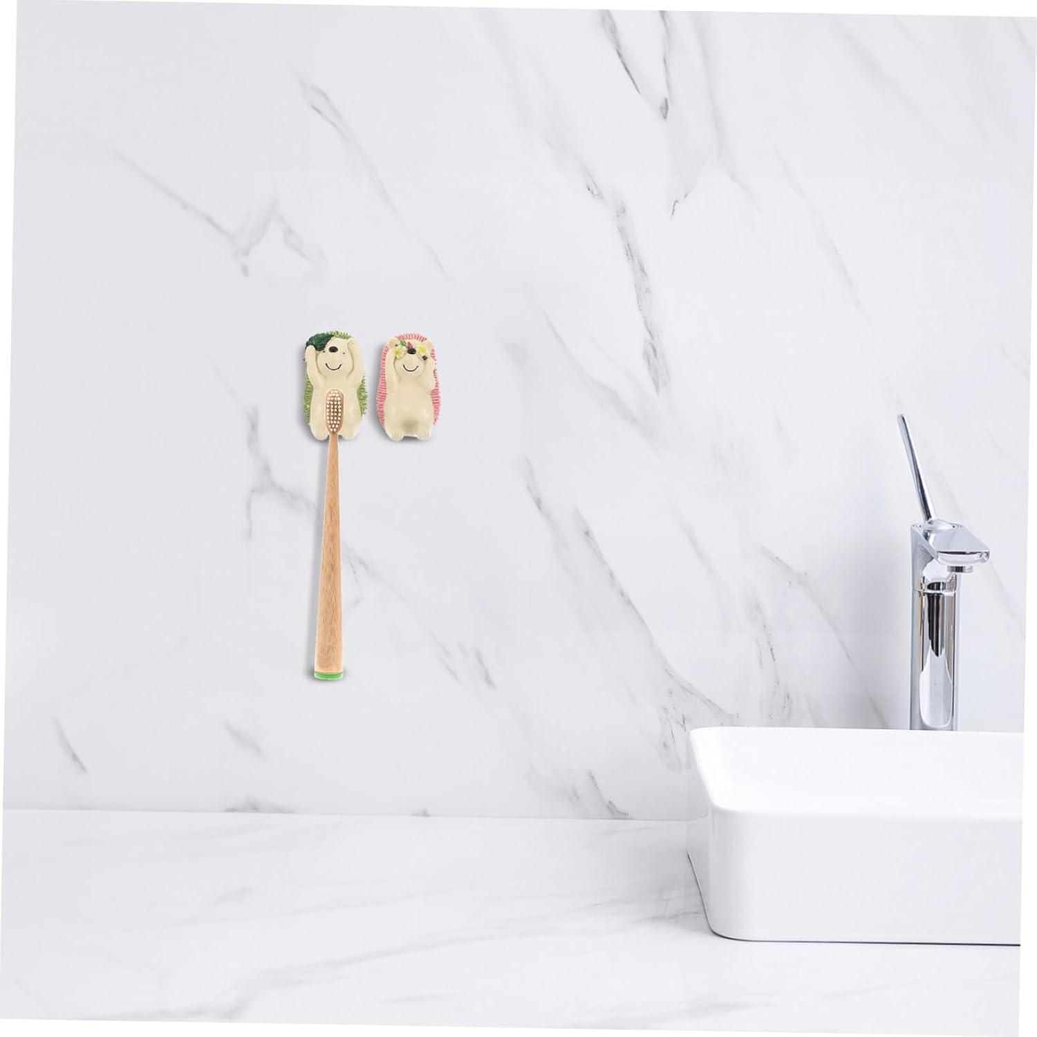 Double Hedgehog Toothbrush set