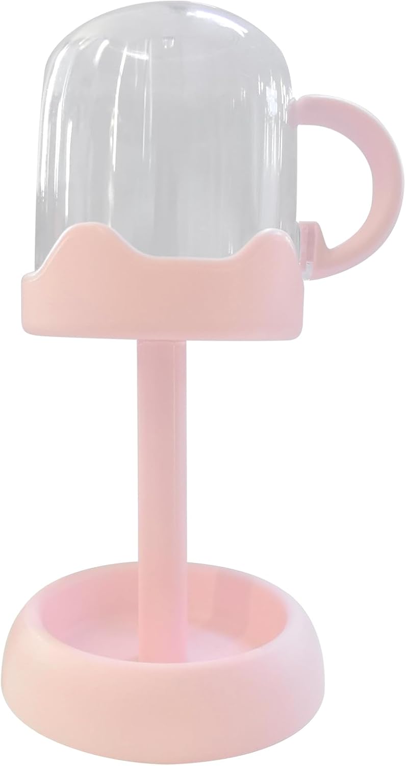 Adjustable Toothbrush Cup Holder for Bathroom Pink