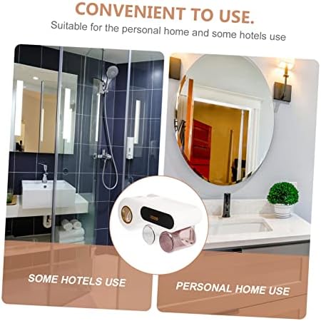 Multi-Use Wall-Mounted Organizer for Toothbrushes More