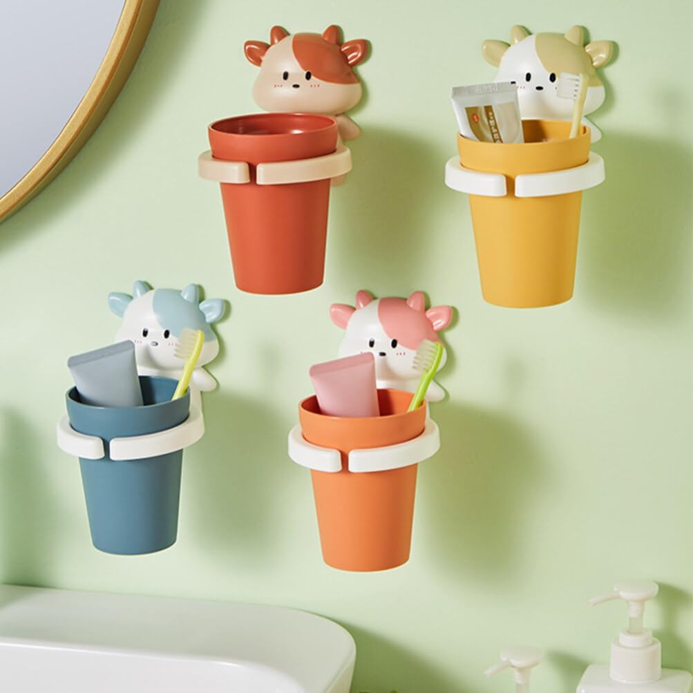 Cartoon Toothbrush Holder and Cup for Kids