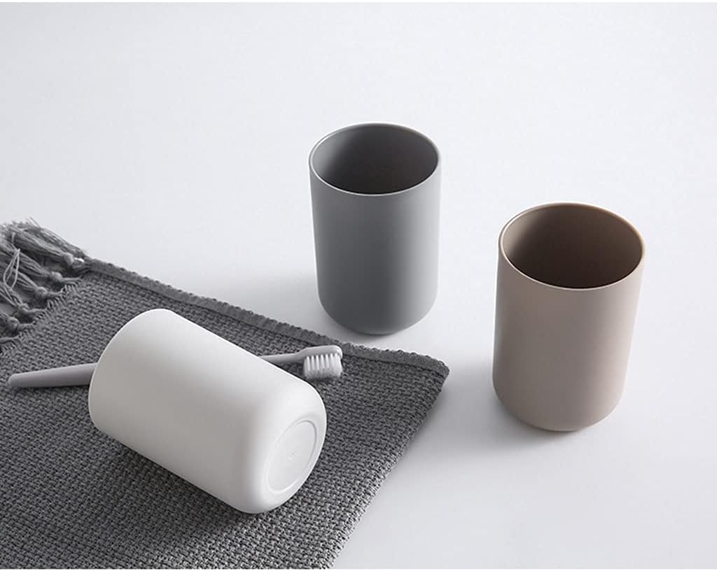 XANHOY Toothbrush Holder Cup Brown