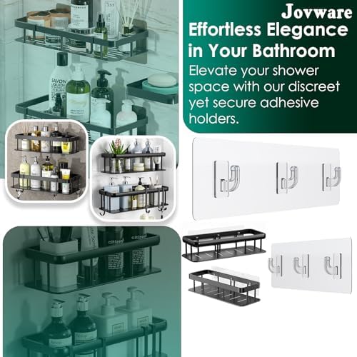 Strong Adhesive 2-Pack Replacement for Shower Caddy