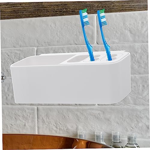 Bathroom Organic Wall-Mounted Toothbrush Holder Space-Saving Design