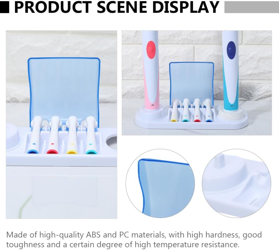 PRETYZOOM Electric Toothbrush Holder with 2 Brush Slots for Travel