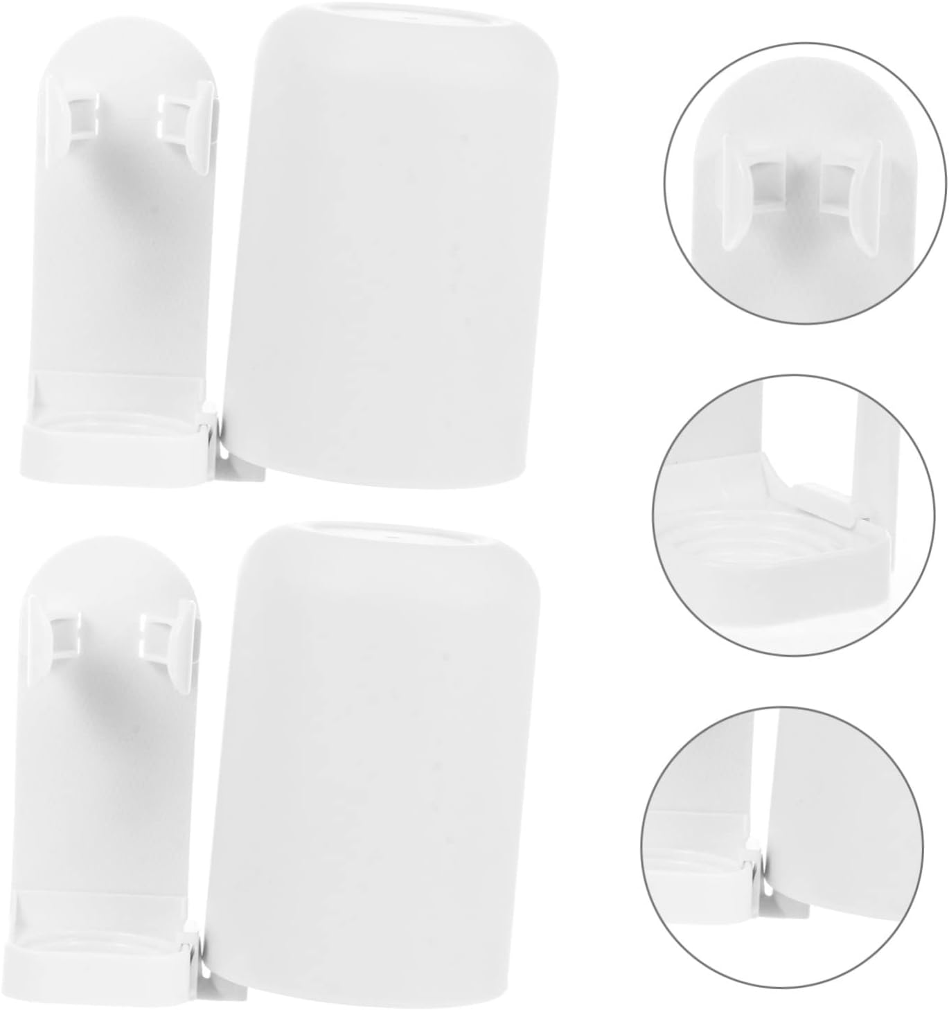 Wall-Mounted Electric Toothbrush Holder 2 Set