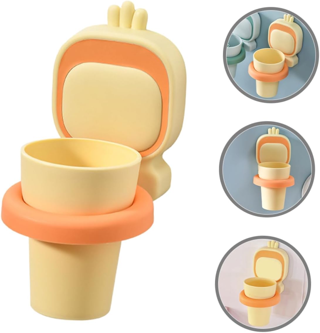 Cute and Easy Toothbrush Holder for Kids in Bathroom