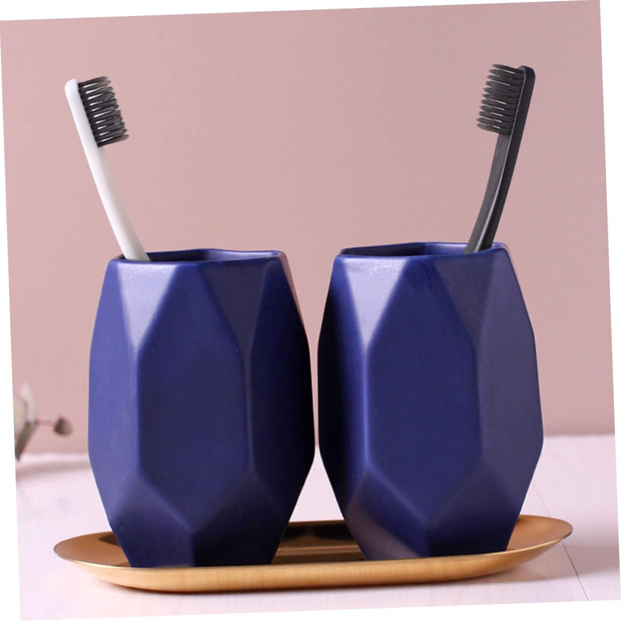 Perfect Ceramic Toothbrush Cup for Couples