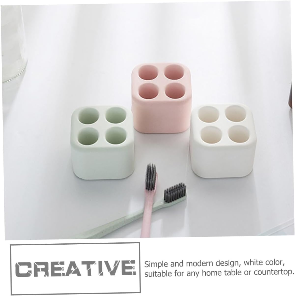 Rustic Diatomite Toothbrush Holder Mini
