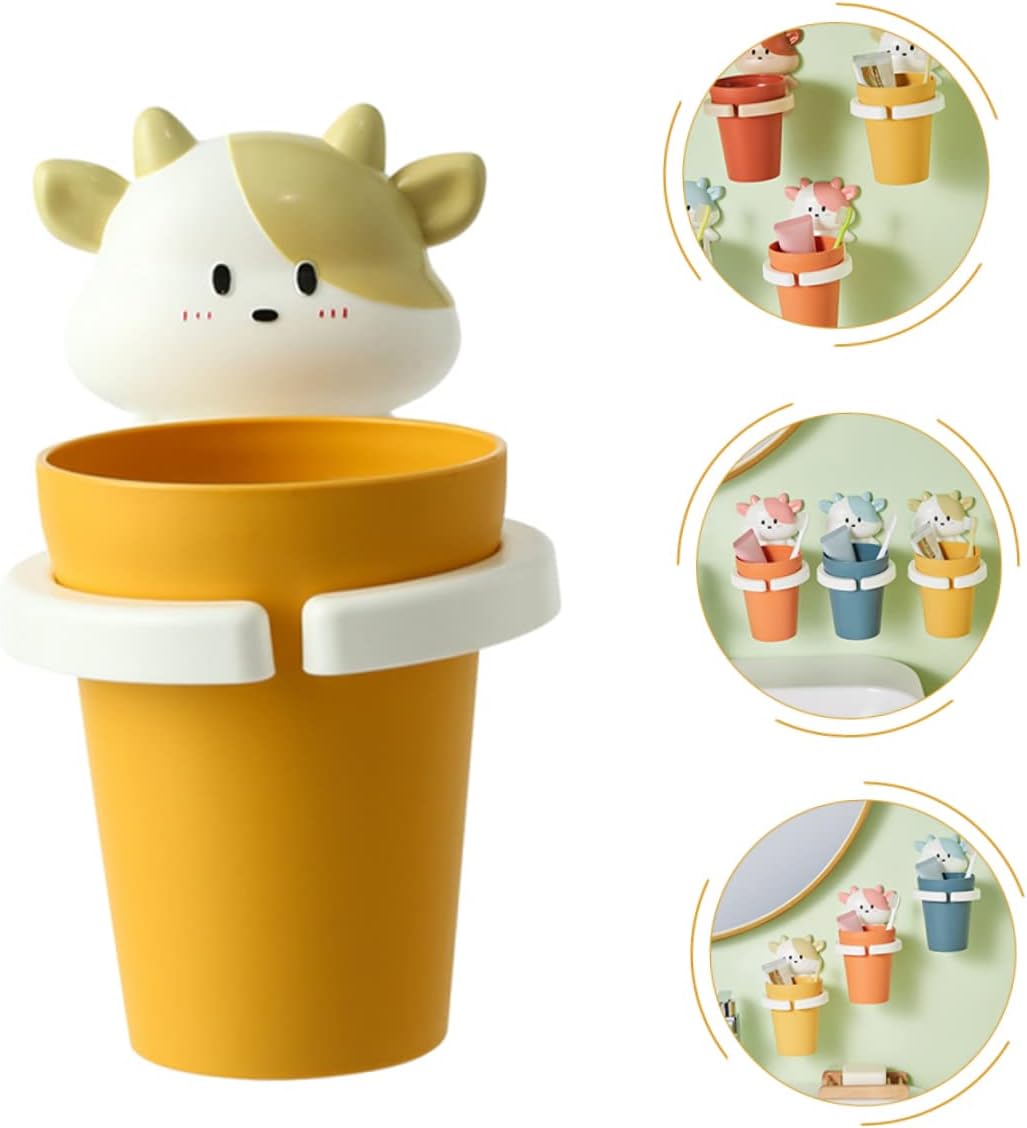 Cartoon Cow Toothbrush Cup Holder