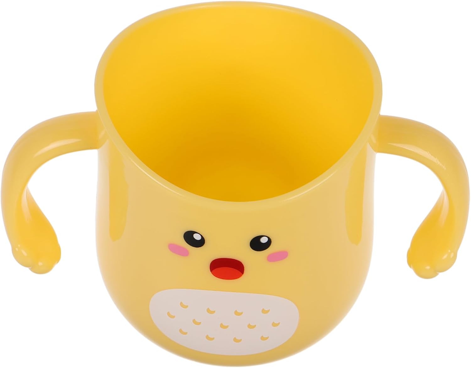Toyvian Double Handle Toothbrush Cup for Boys Girls