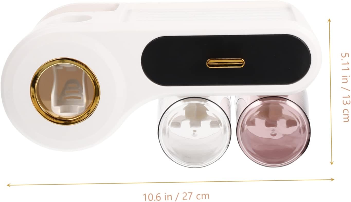 PRETYZOOM Wall Mounted Toothbrush Holder