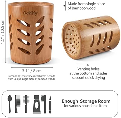 Eco-Friendly Bamboo Toothbrush Holder Set - Taste of Nature